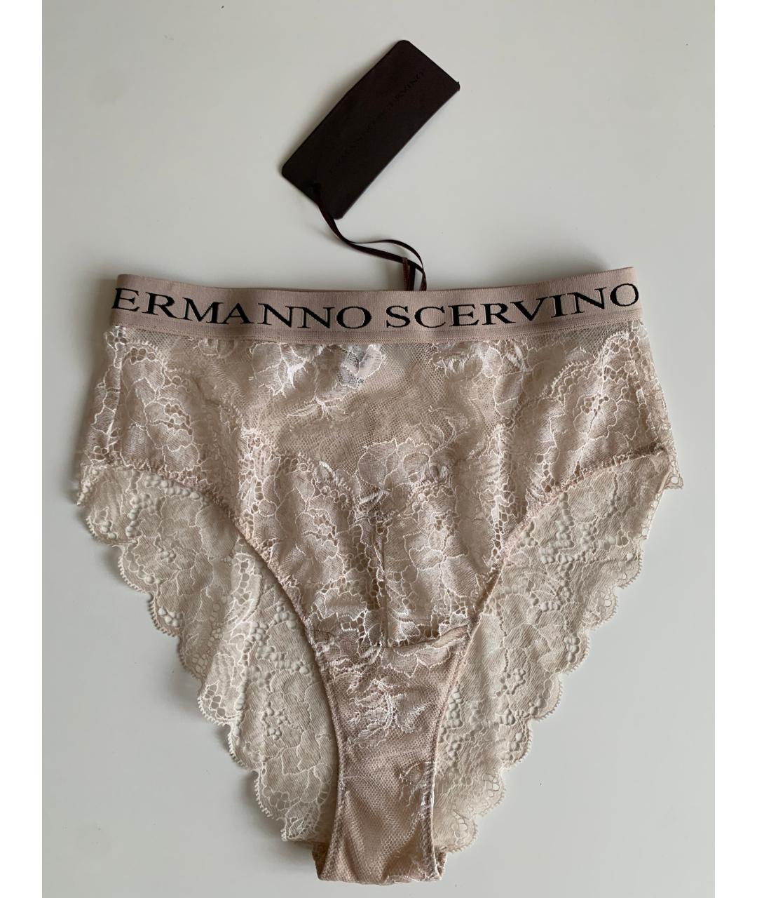 ERMANNO SCERVINO Бежевые трусы, фото 4