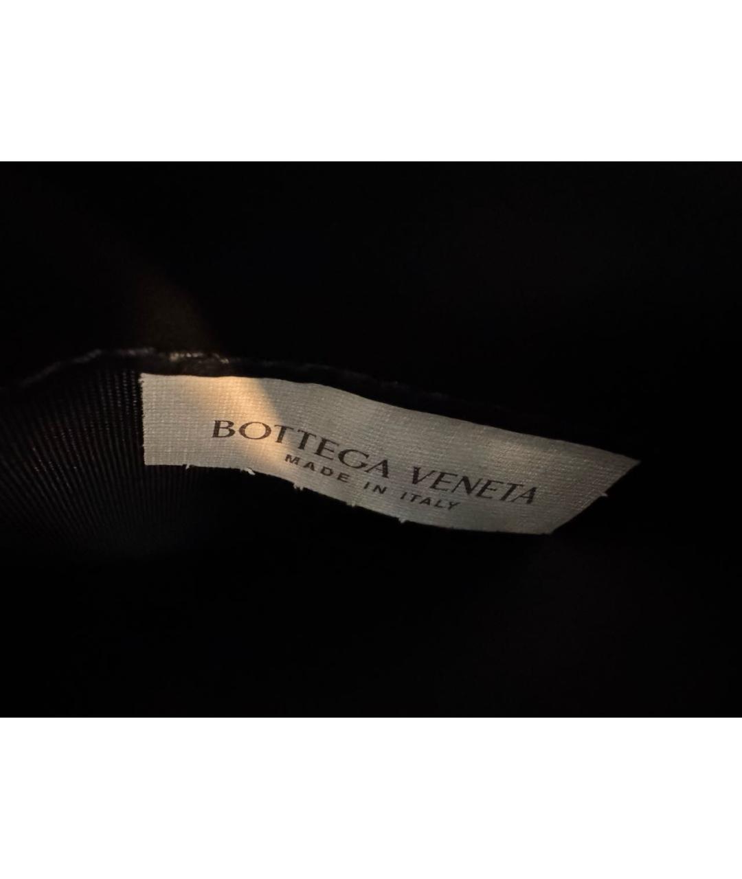 BOTTEGA VENETA Черный кожаный кошелек, фото 5