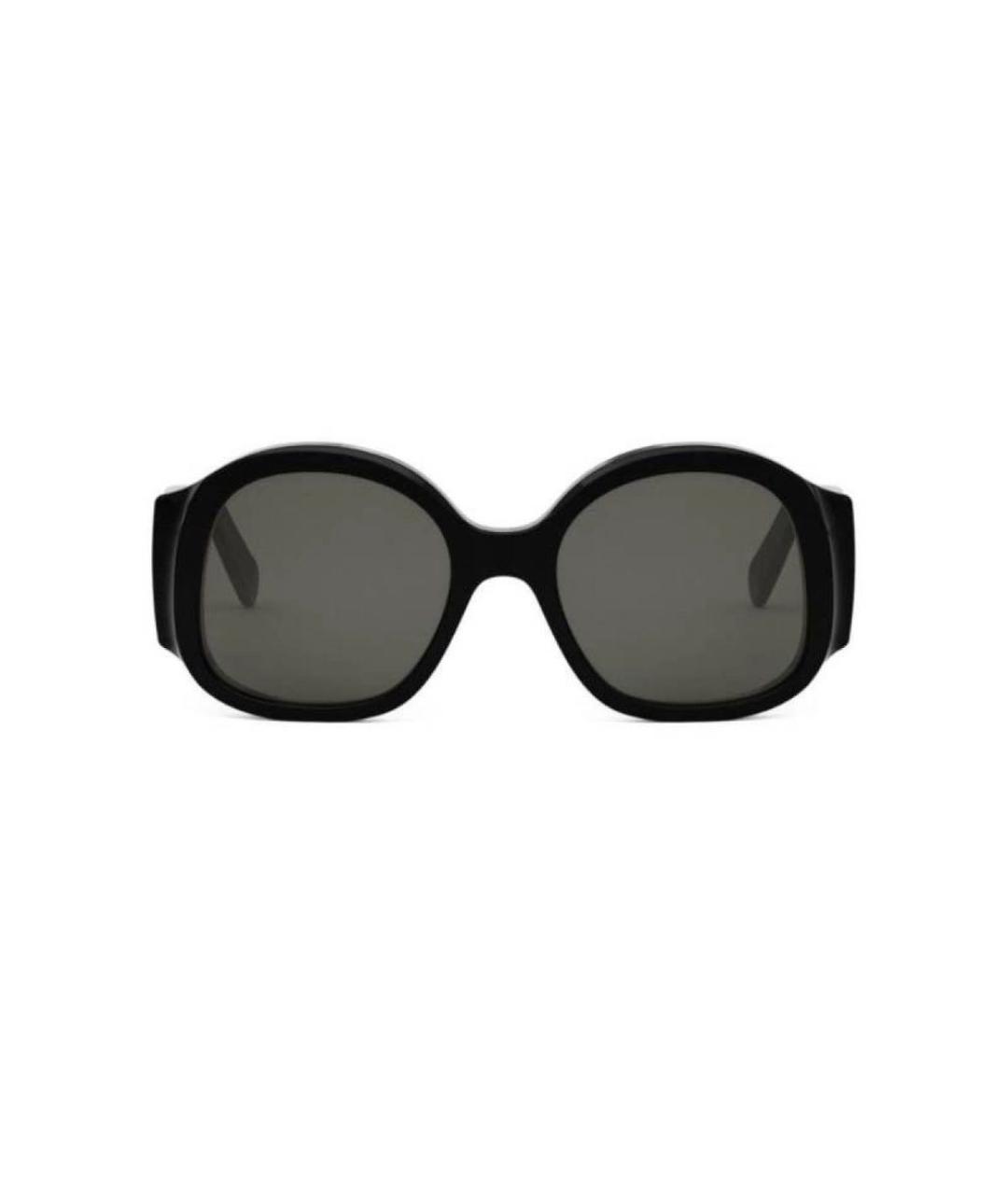 CELINE Черные пластиковые солнцезащитные очки, фото 2