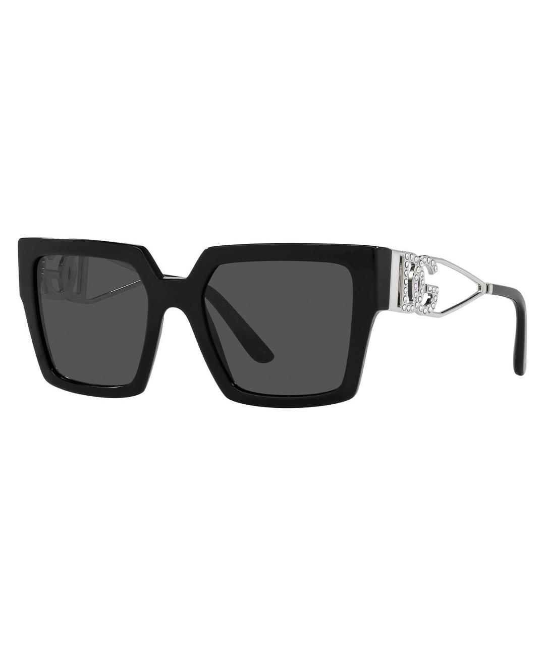 DOLCE&GABBANA Черные пластиковые солнцезащитные очки, фото 7