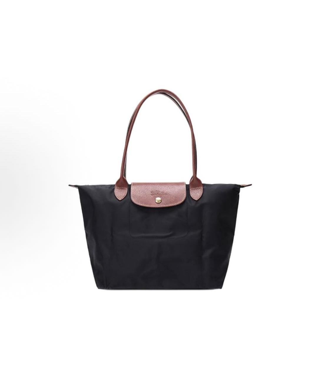LONGCHAMP Черная сумка тоут, фото 4