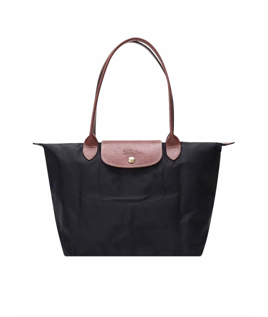 LONGCHAMP Черная сумка тоут, фото 1