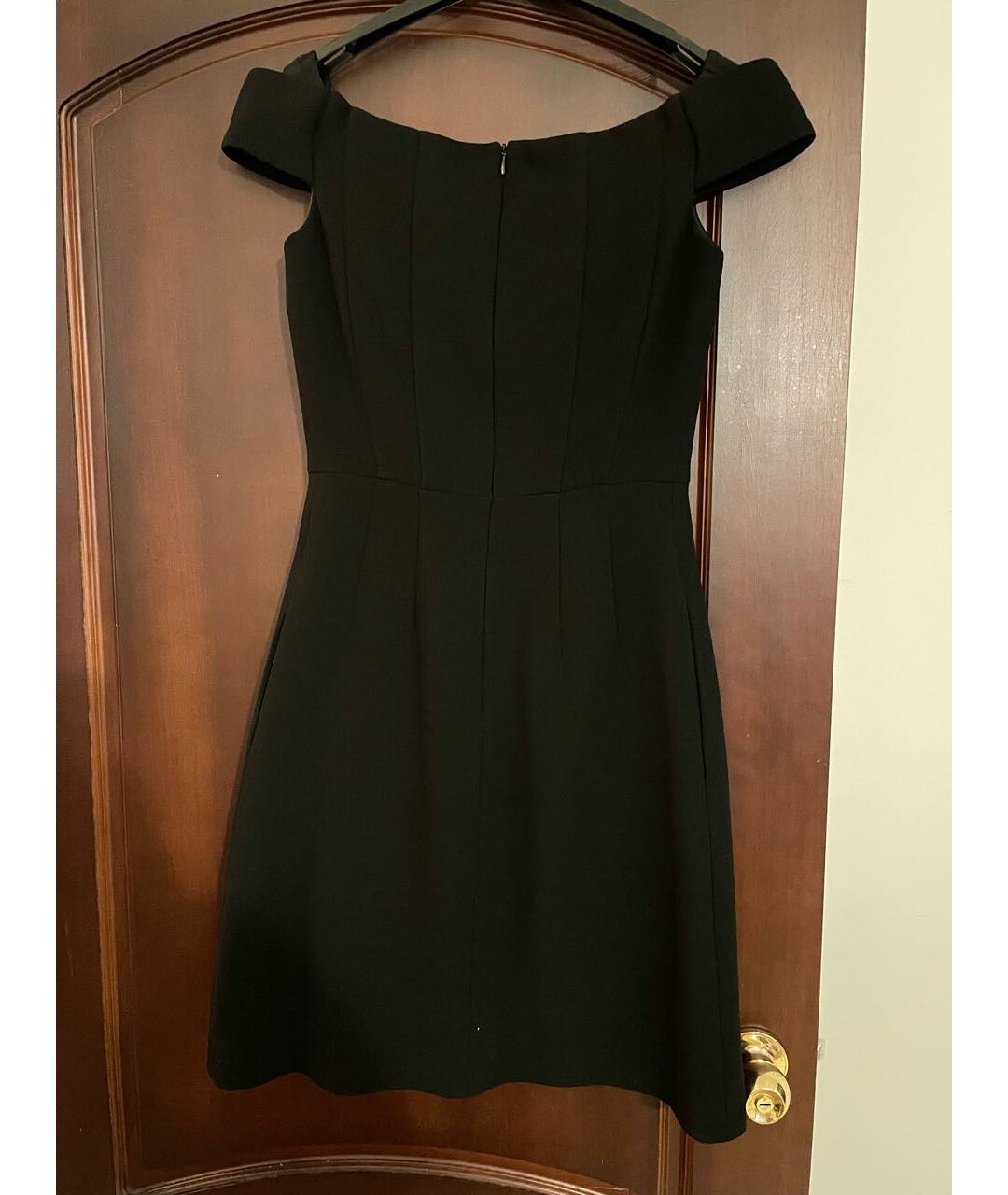 A LA RUSSE Черное шерстяное коктейльное платье, фото 2