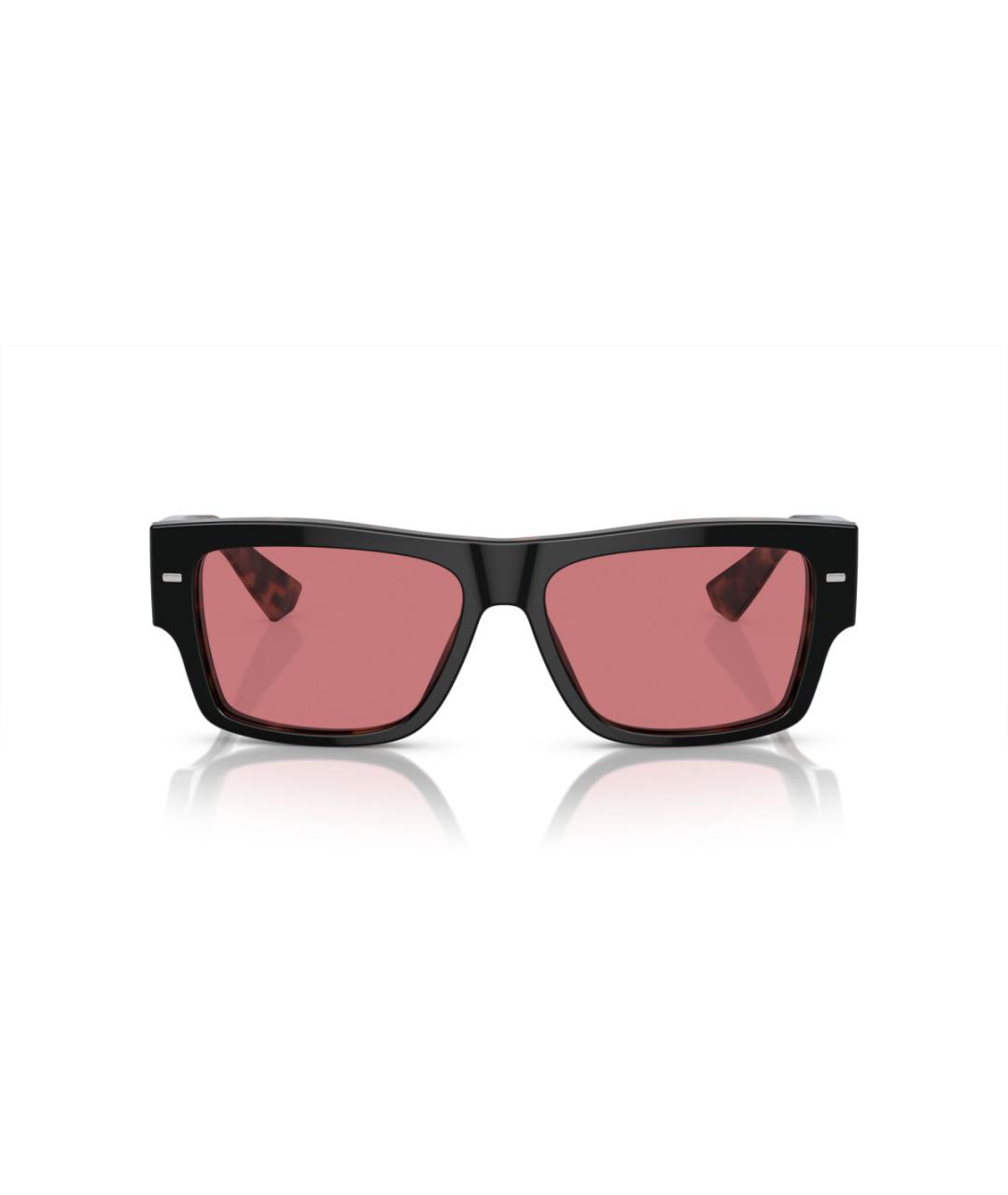 DOLCE&GABBANA Черные пластиковые солнцезащитные очки, фото 4