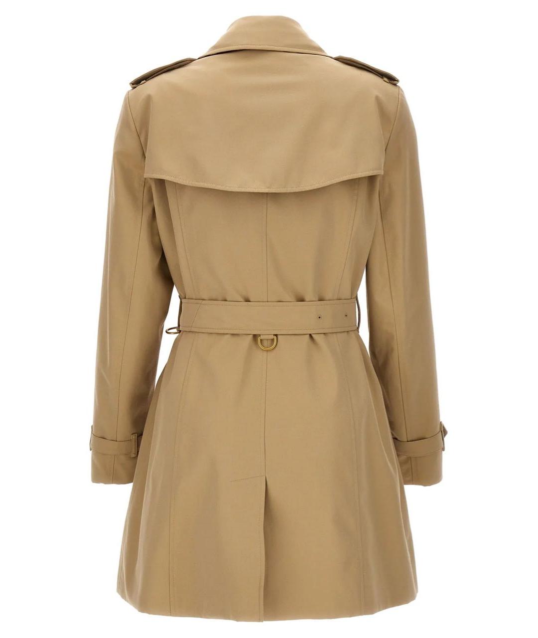 BURBERRY Бежевый хлопковый тренч/плащ, фото 2