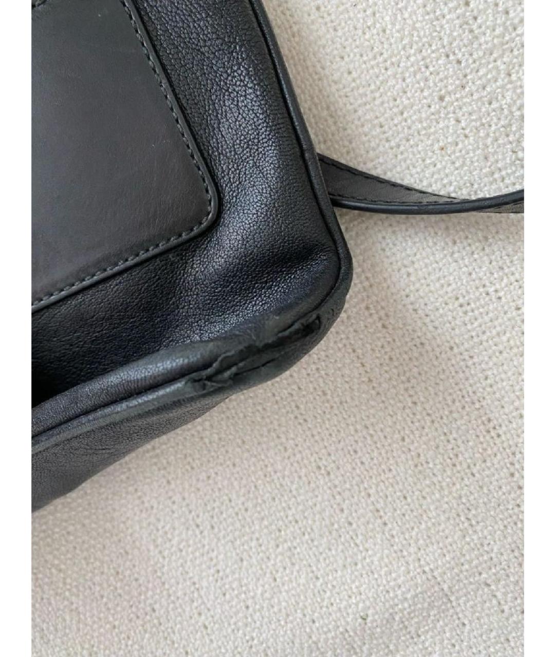BALLY Черная кожаная сумка тоут, фото 8