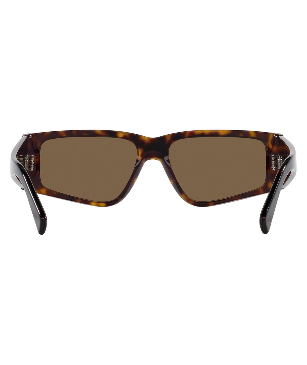 DOLCE&GABBANA Коричневые пластиковые солнцезащитные очки, фото 6