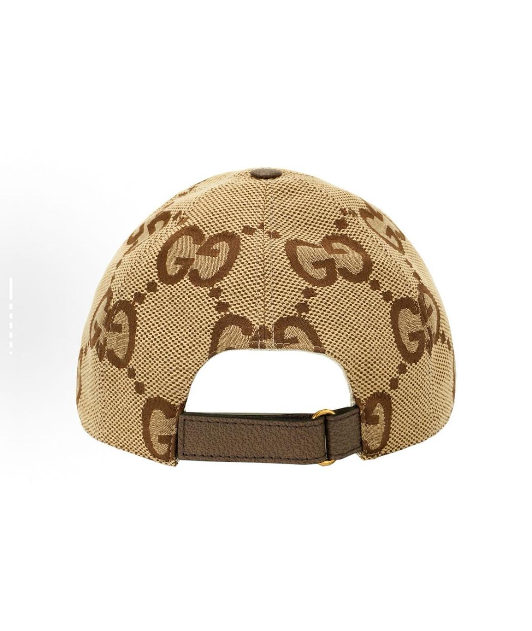 GUCCI Коричневая хлопковая кепка, фото 3