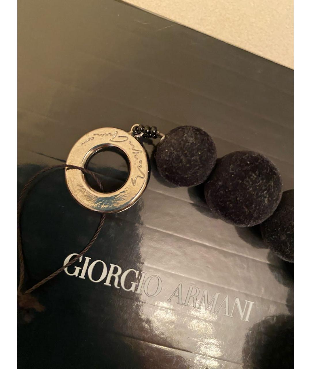 GIORGIO ARMANI Черное колье, фото 3