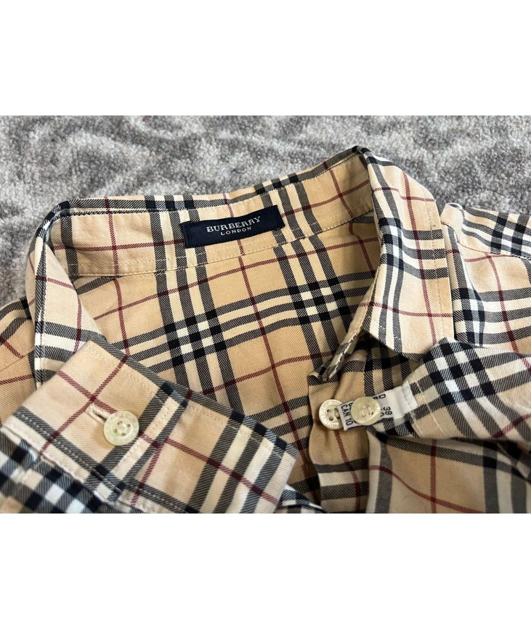 BURBERRY Хлопковая рубашка, фото 4