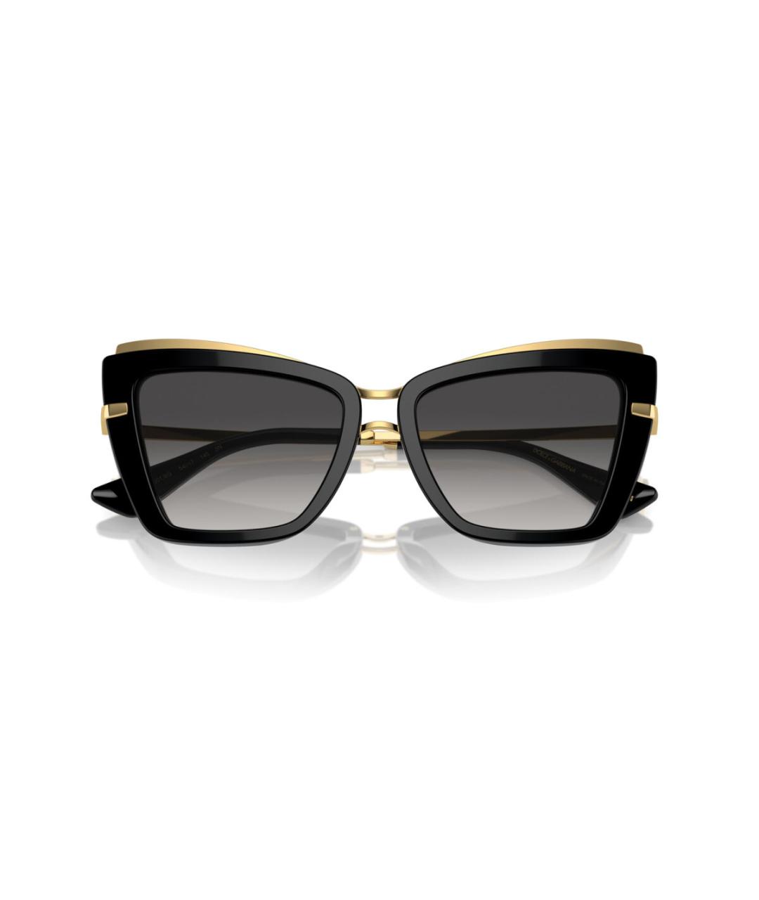 DOLCE&GABBANA Черные пластиковые солнцезащитные очки, фото 6