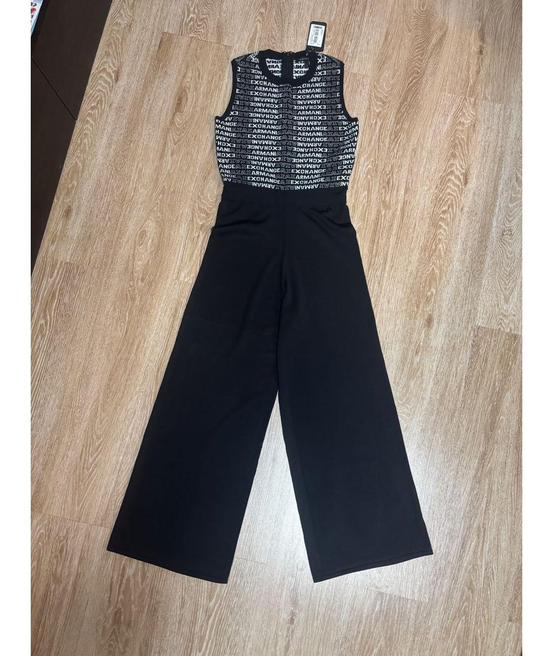 ARMANI EXCHANGE Черный комбинезон, фото 5