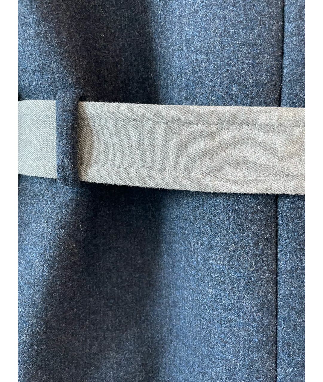 BALENCIAGA Темно-синее шерстяное пальто, фото 4