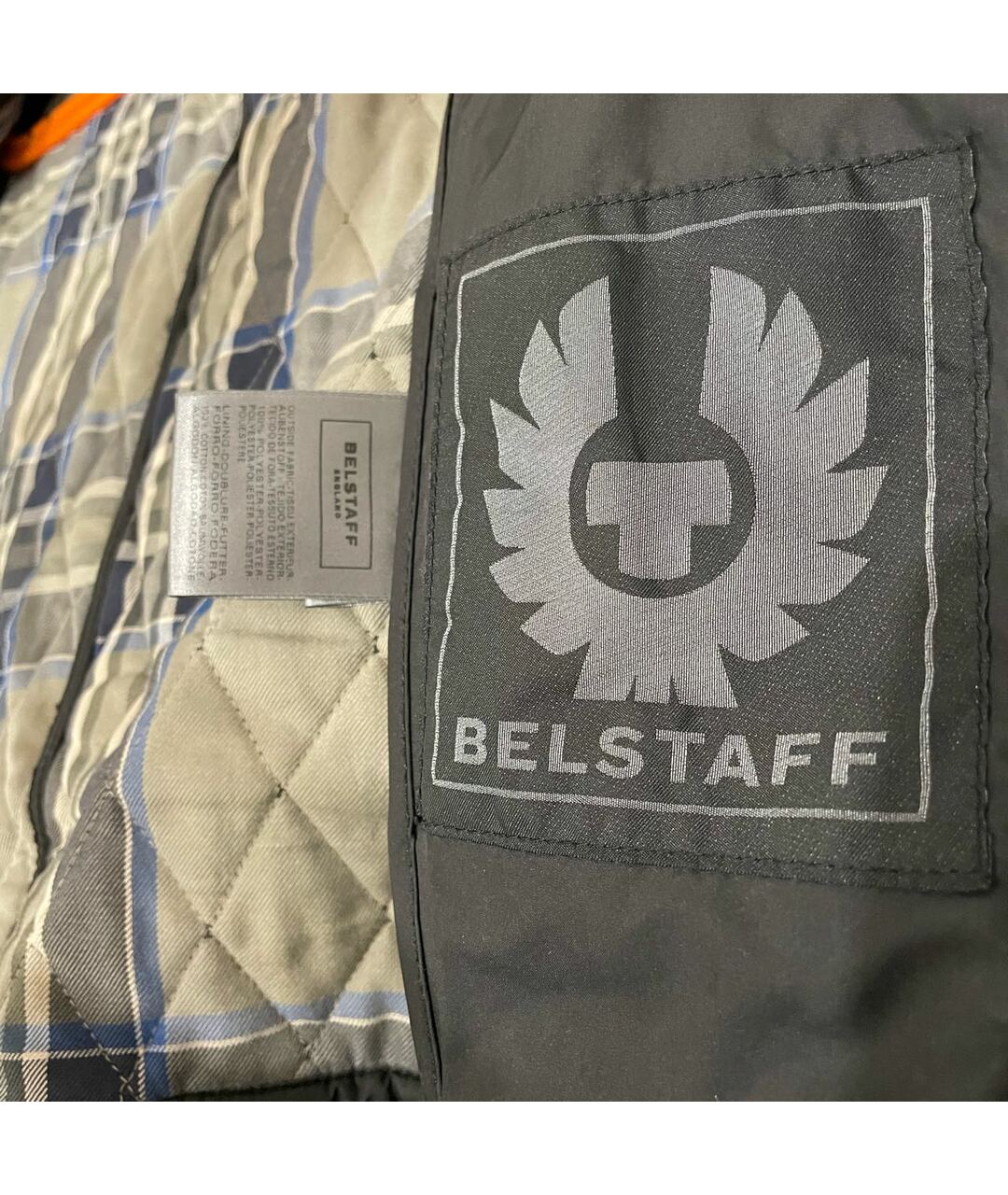 BELSTAFF Черная полиэстеровая куртка, фото 4