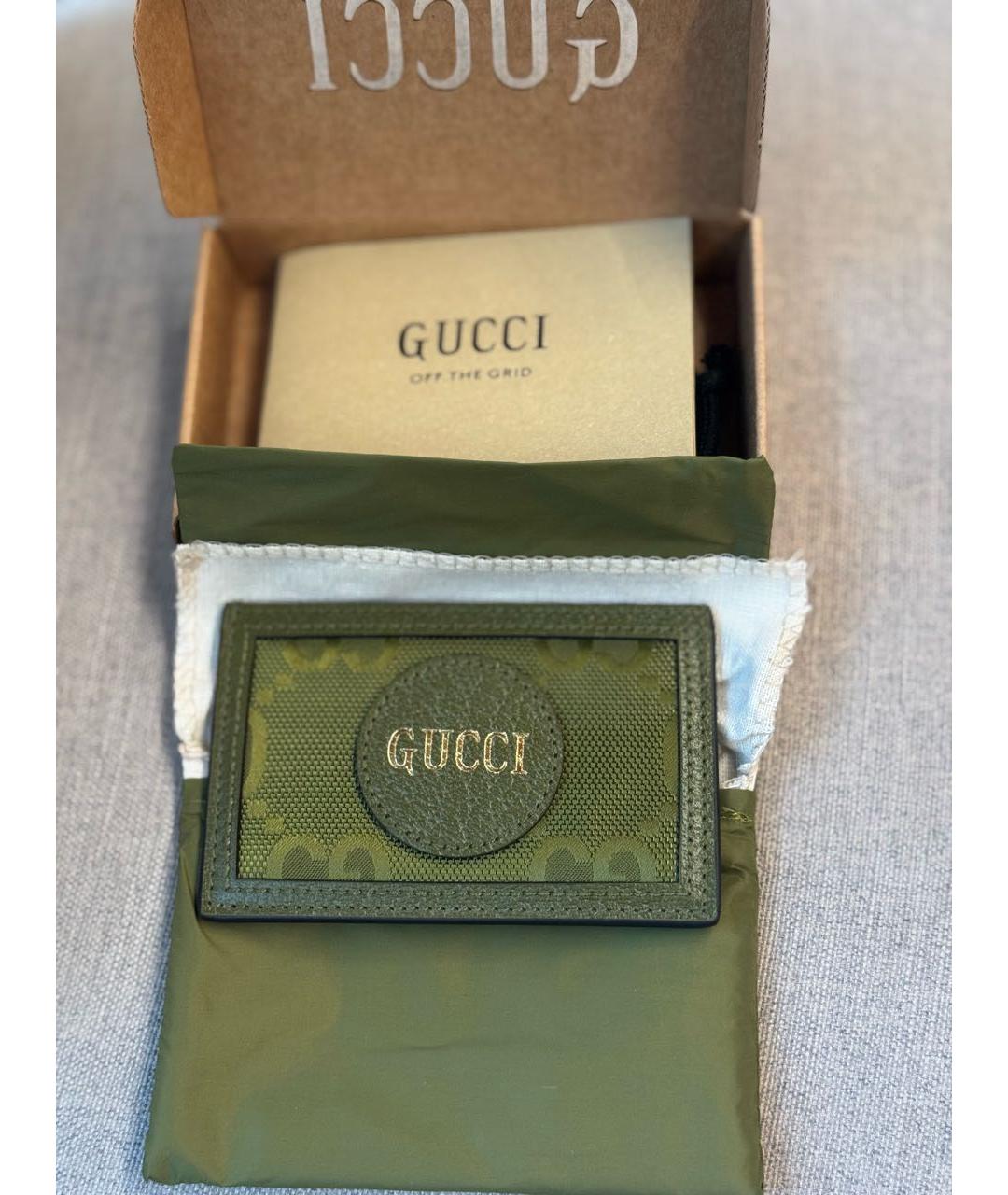 GUCCI Хаки кардхолдер, фото 3