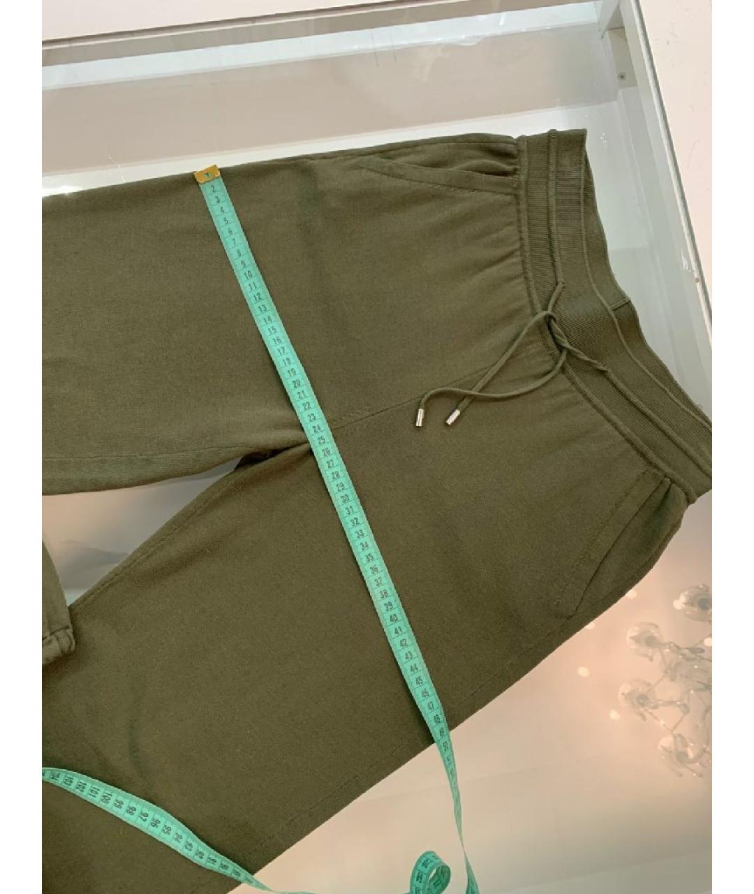 LORO PIANA Хаки хлопковые спортивные брюки и шорты, фото 7