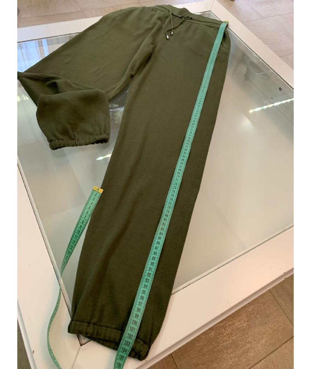 LORO PIANA Хаки хлопковые спортивные брюки и шорты, фото 8