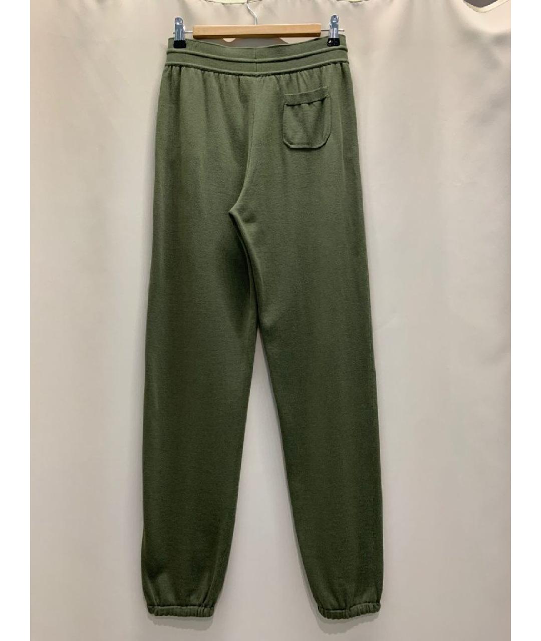 LORO PIANA Хаки хлопковые спортивные брюки и шорты, фото 3