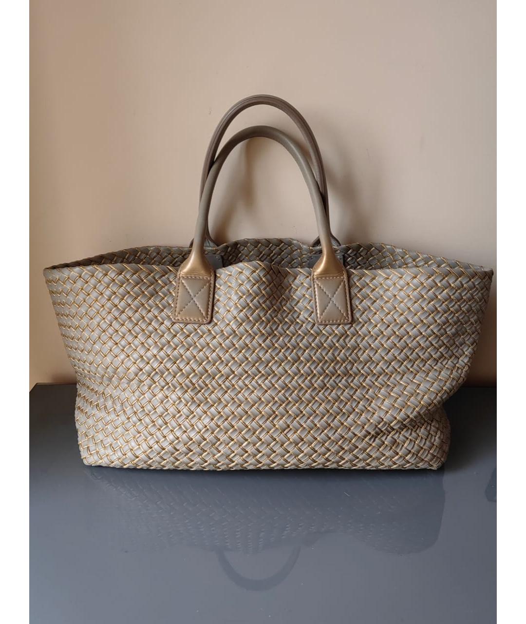 BOTTEGA VENETA Кожаная сумка тоут, фото 3