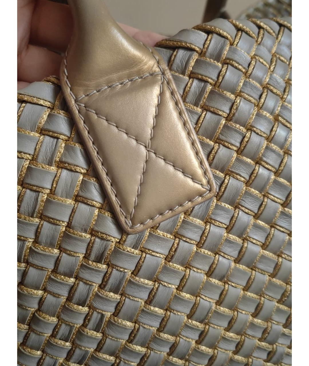 BOTTEGA VENETA Кожаная сумка тоут, фото 4