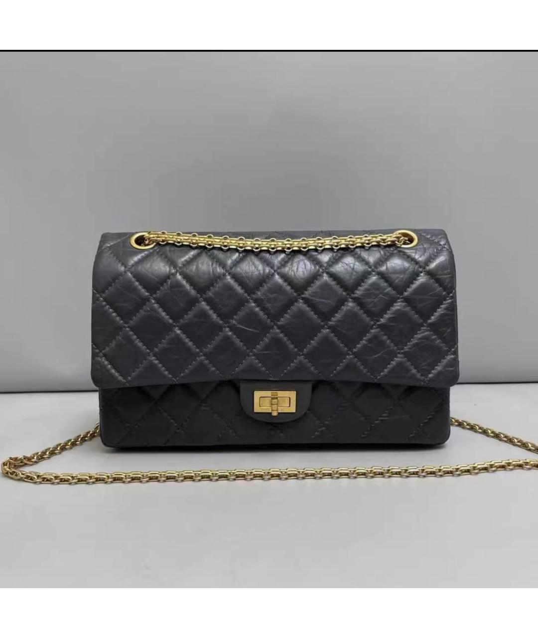 CHANEL Черная кожаная сумка через плечо, фото 2
