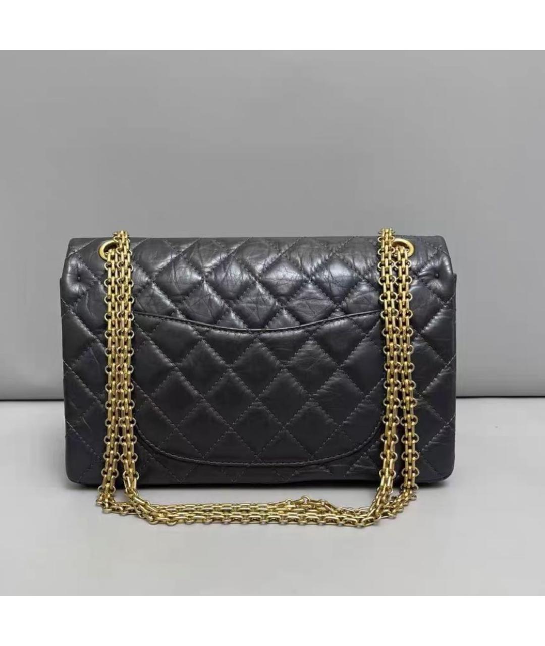 CHANEL Черная кожаная сумка через плечо, фото 3