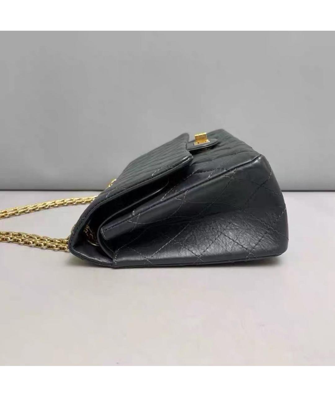 CHANEL Черная кожаная сумка через плечо, фото 5