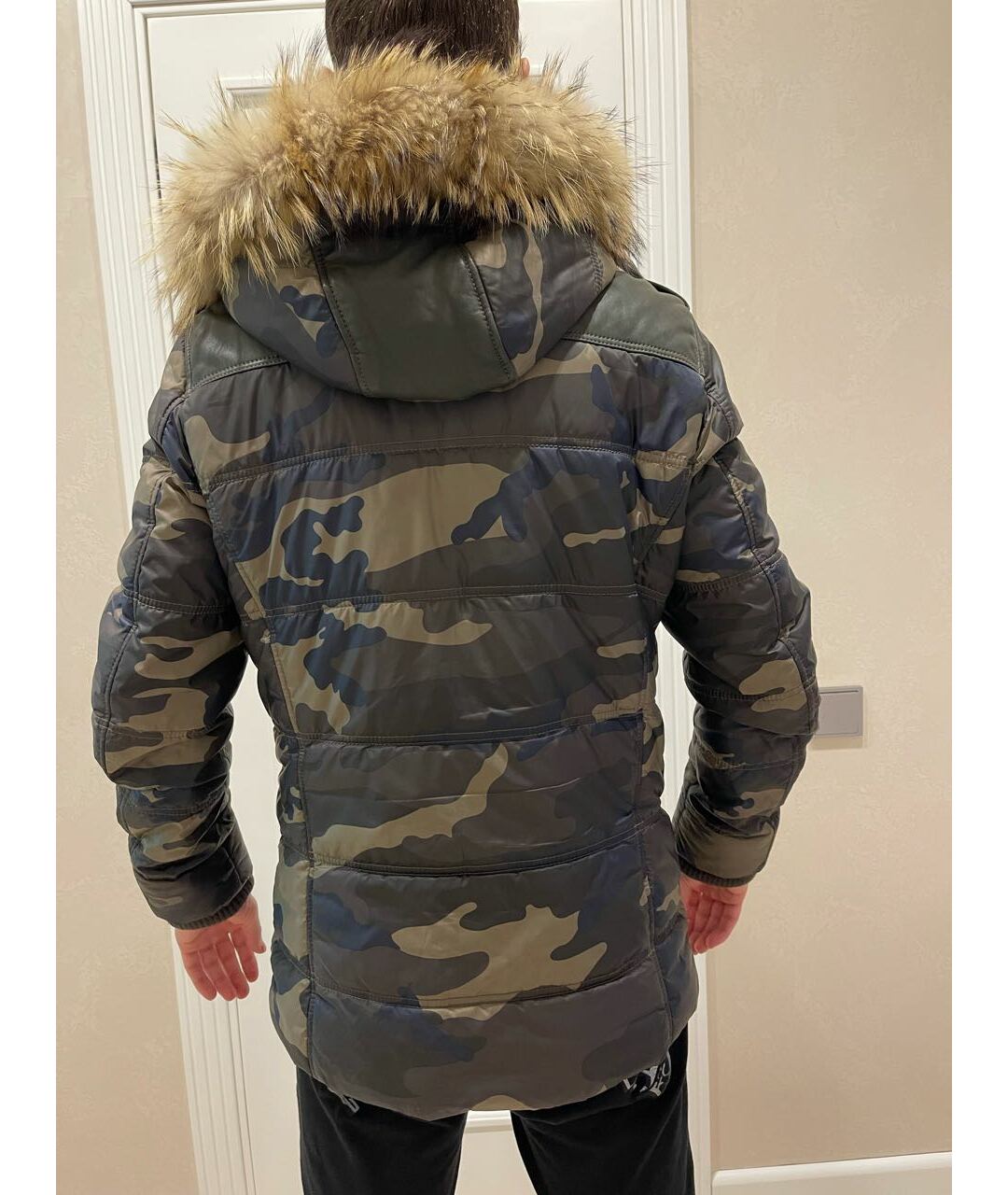 PHILIPP PLEIN Хаки пуховик, фото 5