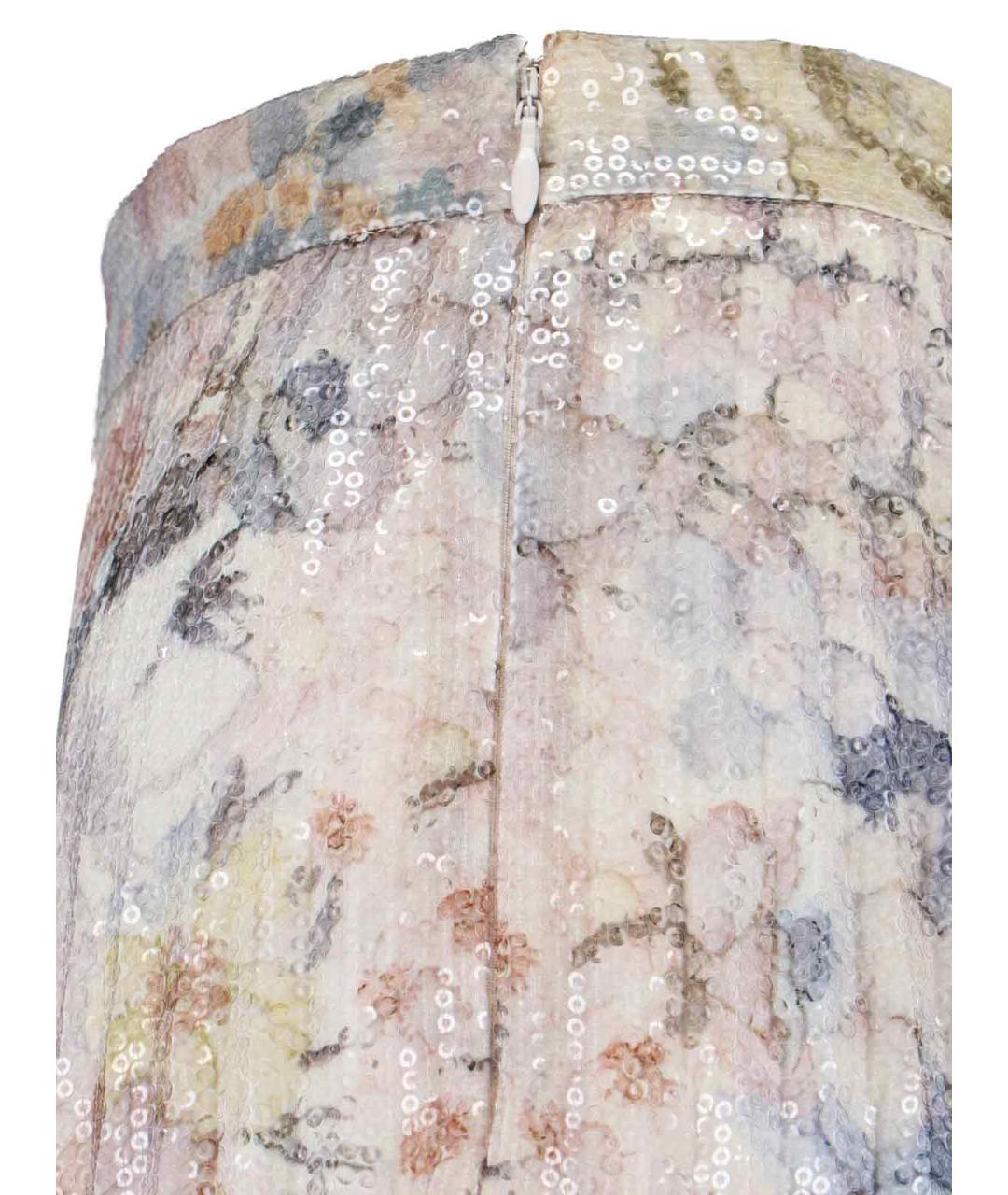 GOLDEN GOOSE DELUXE BRAND Мульти полиэстеровая юбка миди, фото 4
