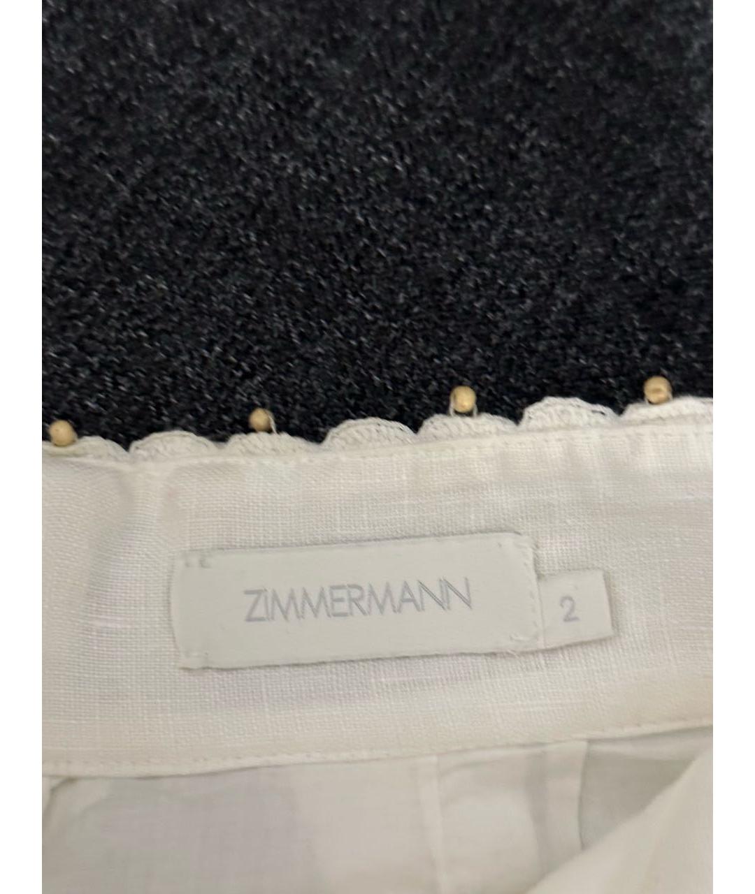 ZIMMERMANN Белые шорты, фото 3