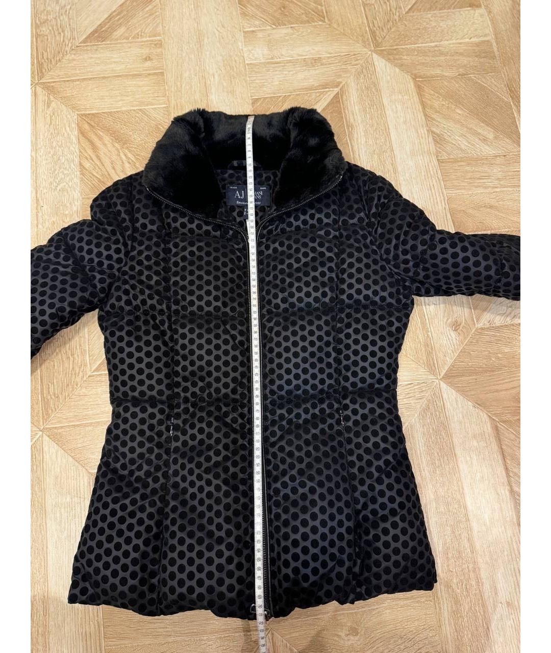 ARMANI JEANS Черный пуховик, фото 6