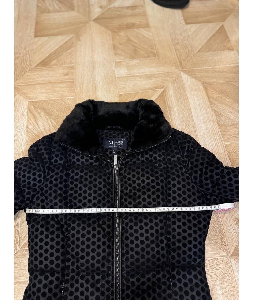 ARMANI JEANS Черный пуховик, фото 7