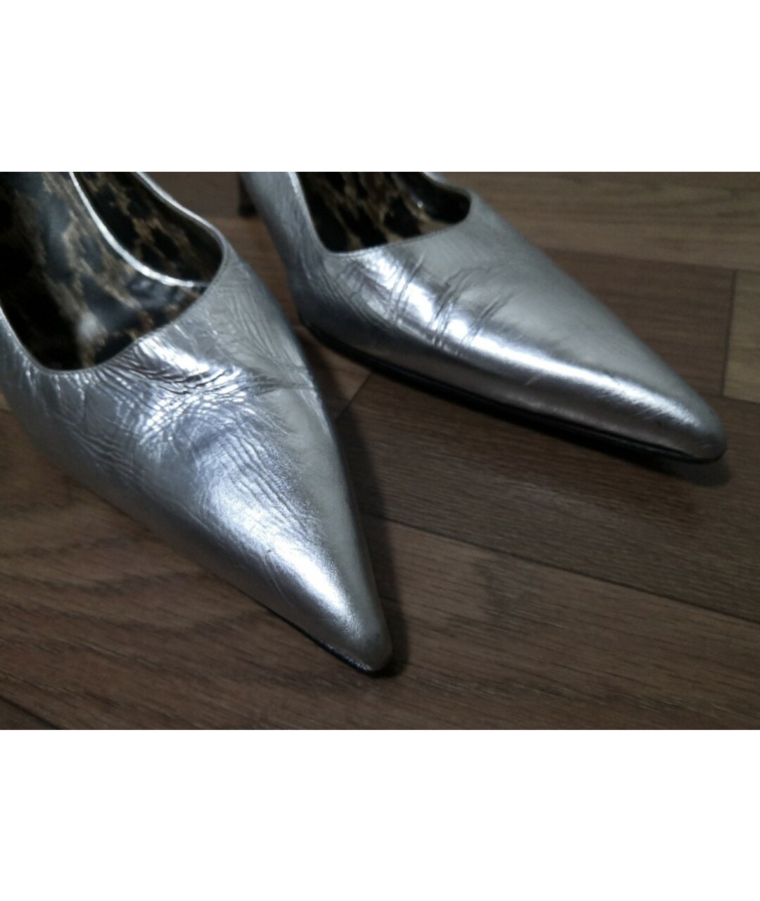 DOLCE&GABBANA Серебряные кожаные туфли, фото 5