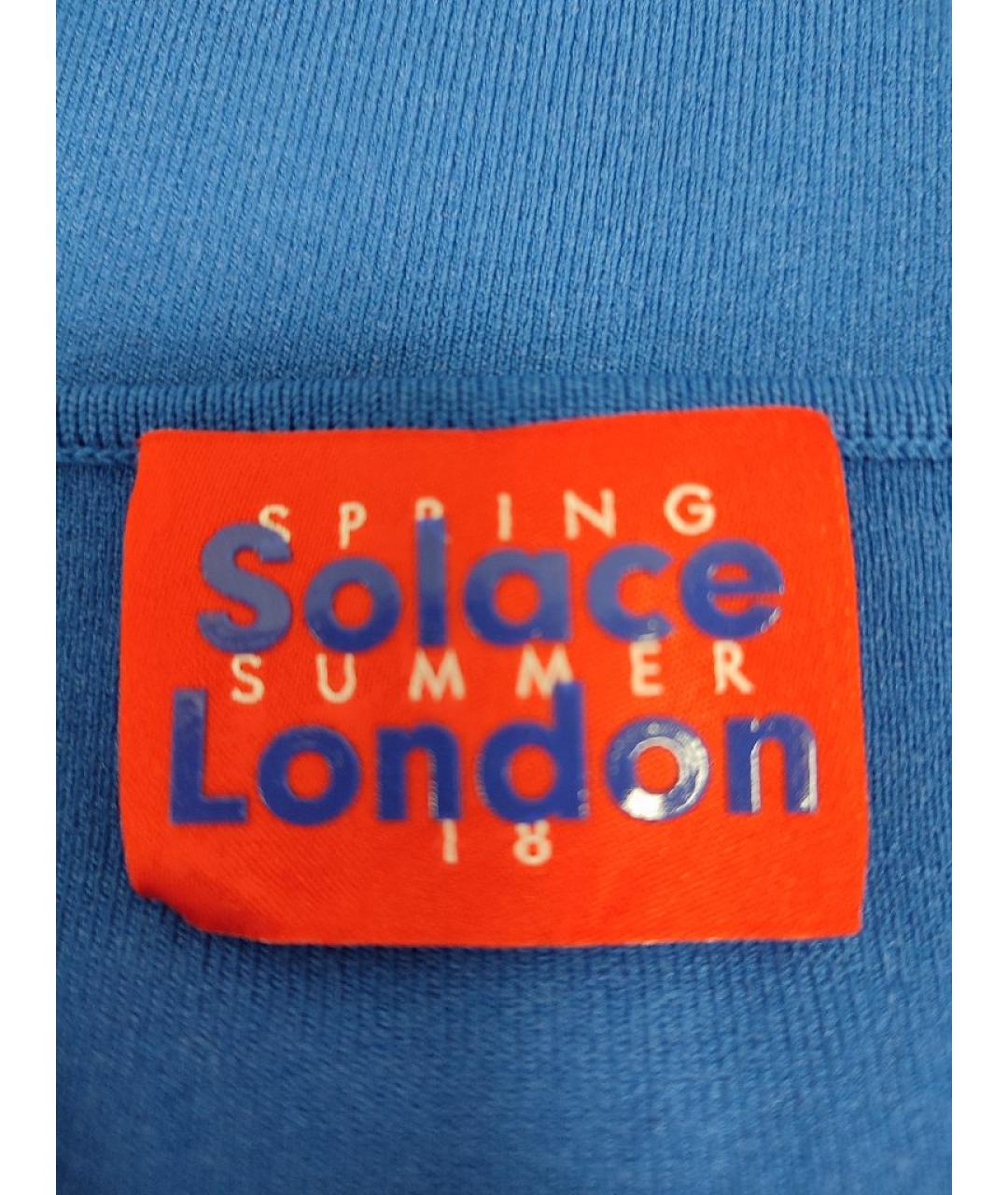 SOLACE LONDON Синий вискозный корсет, фото 3