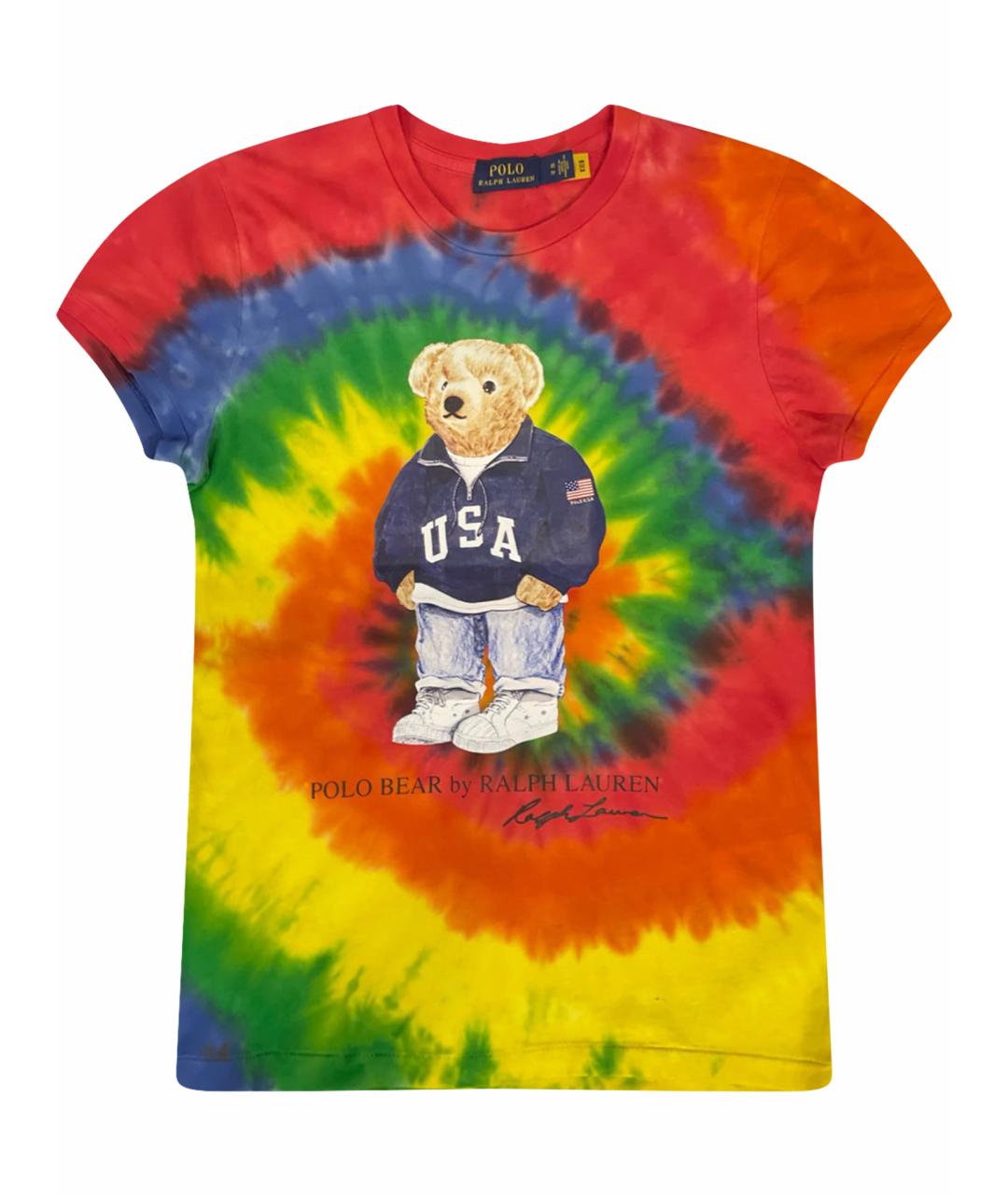 POLO RALPH LAUREN Красная хлопковая футболка, фото 1