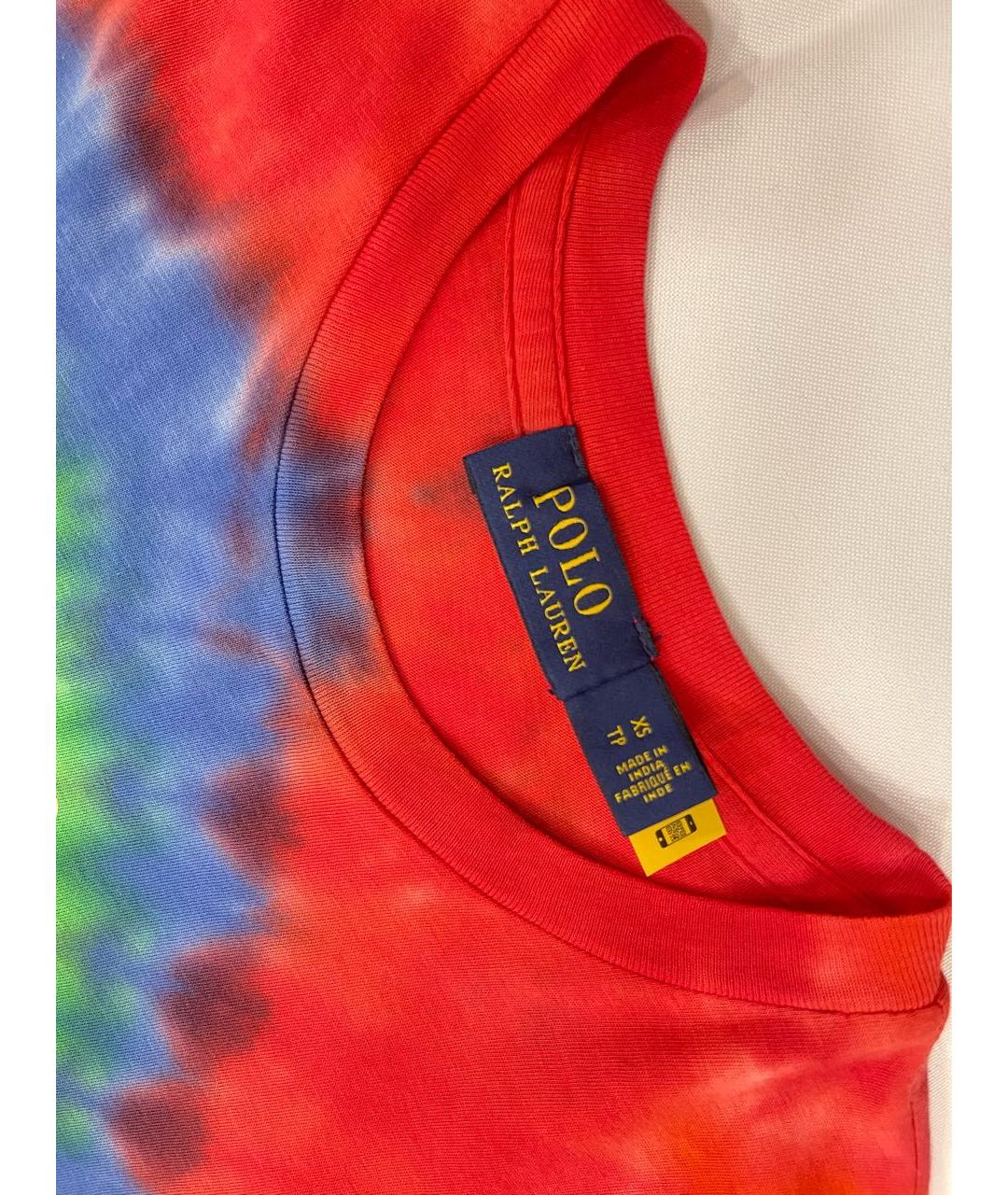 POLO RALPH LAUREN Красная хлопковая футболка, фото 2