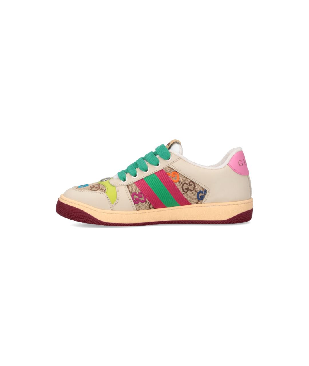 GUCCI Мульти синтетические кроссовки, фото 3