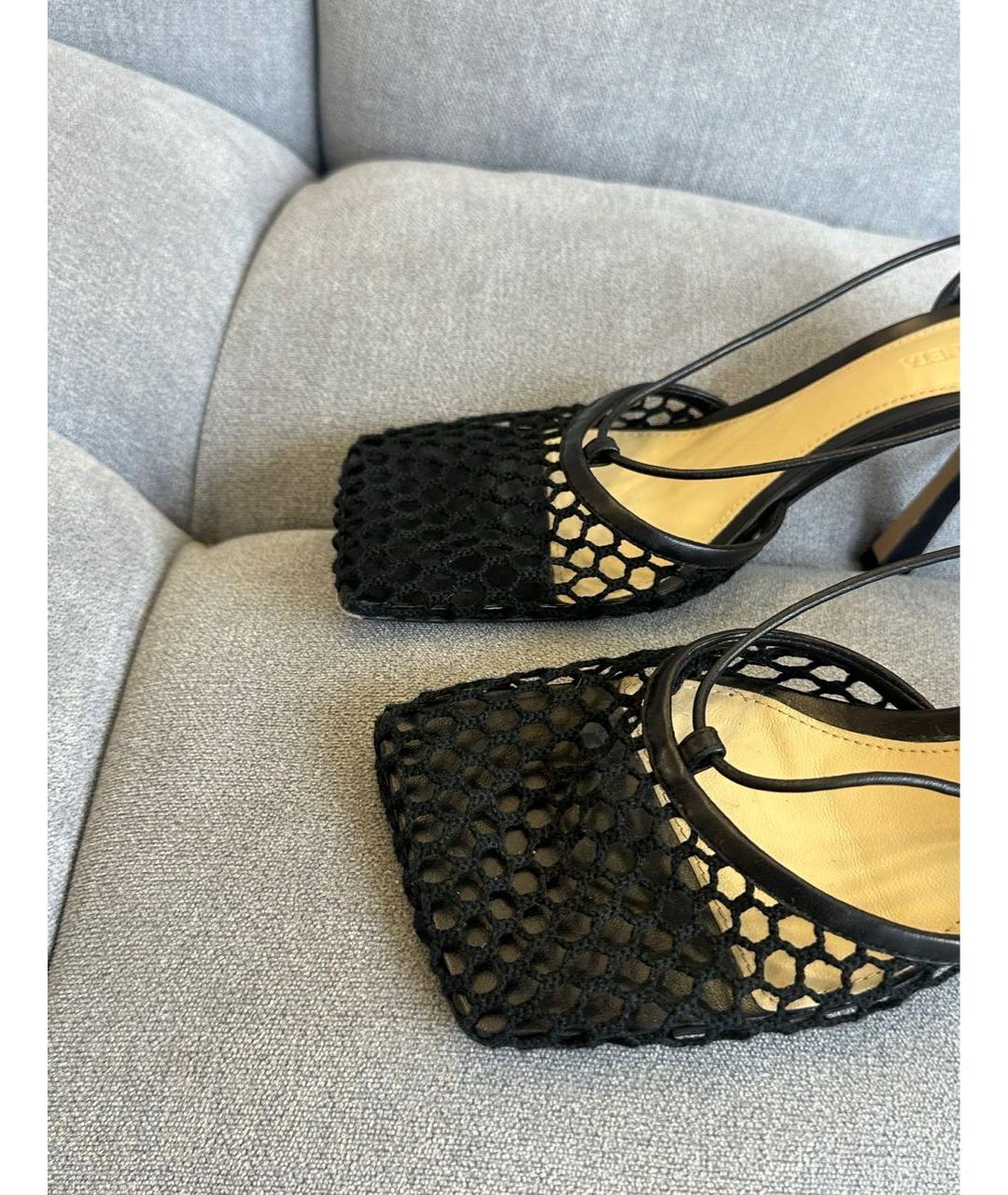BOTTEGA VENETA Черные босоножки, фото 2