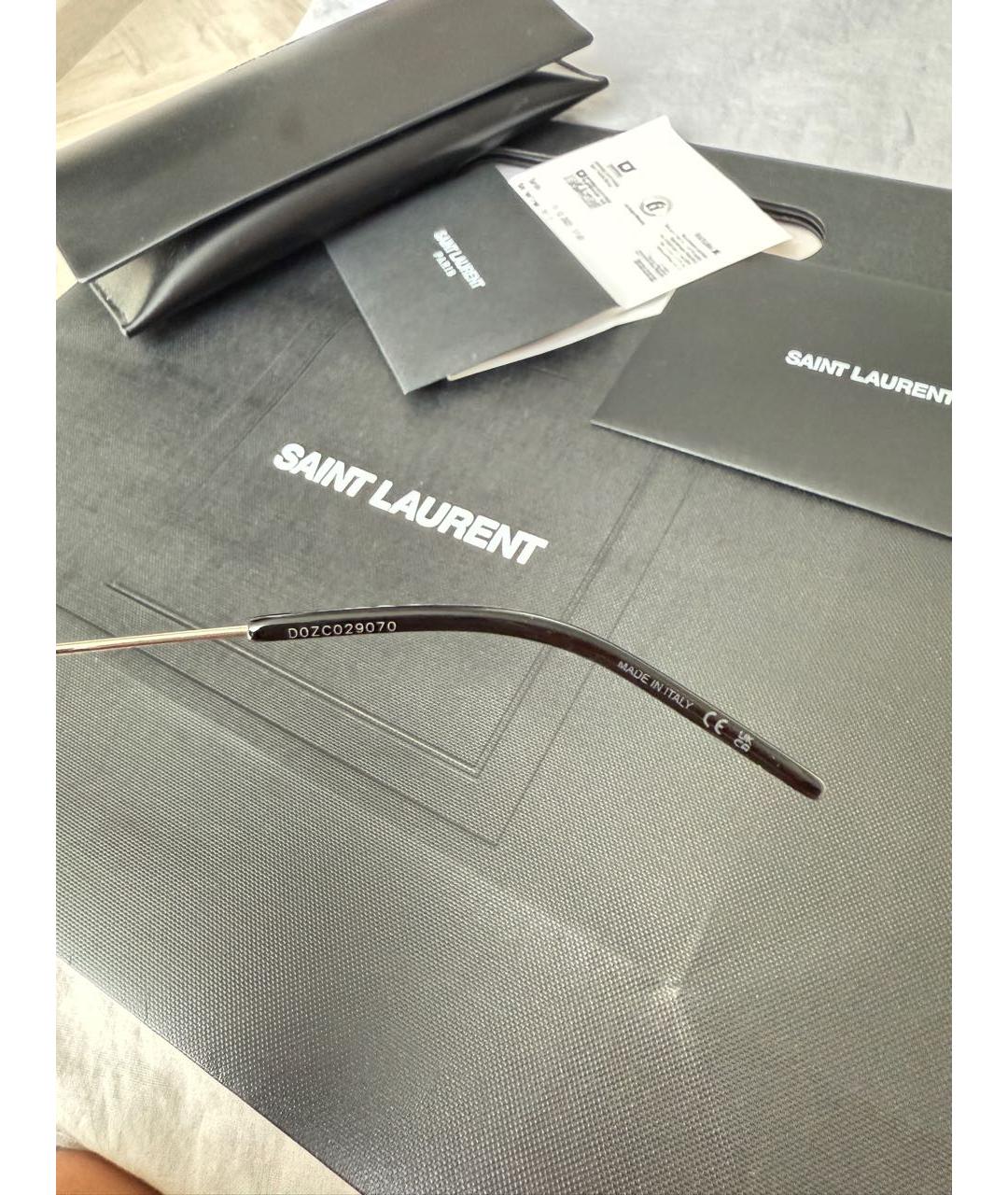 SAINT LAURENT Розовые солнцезащитные очки, фото 7