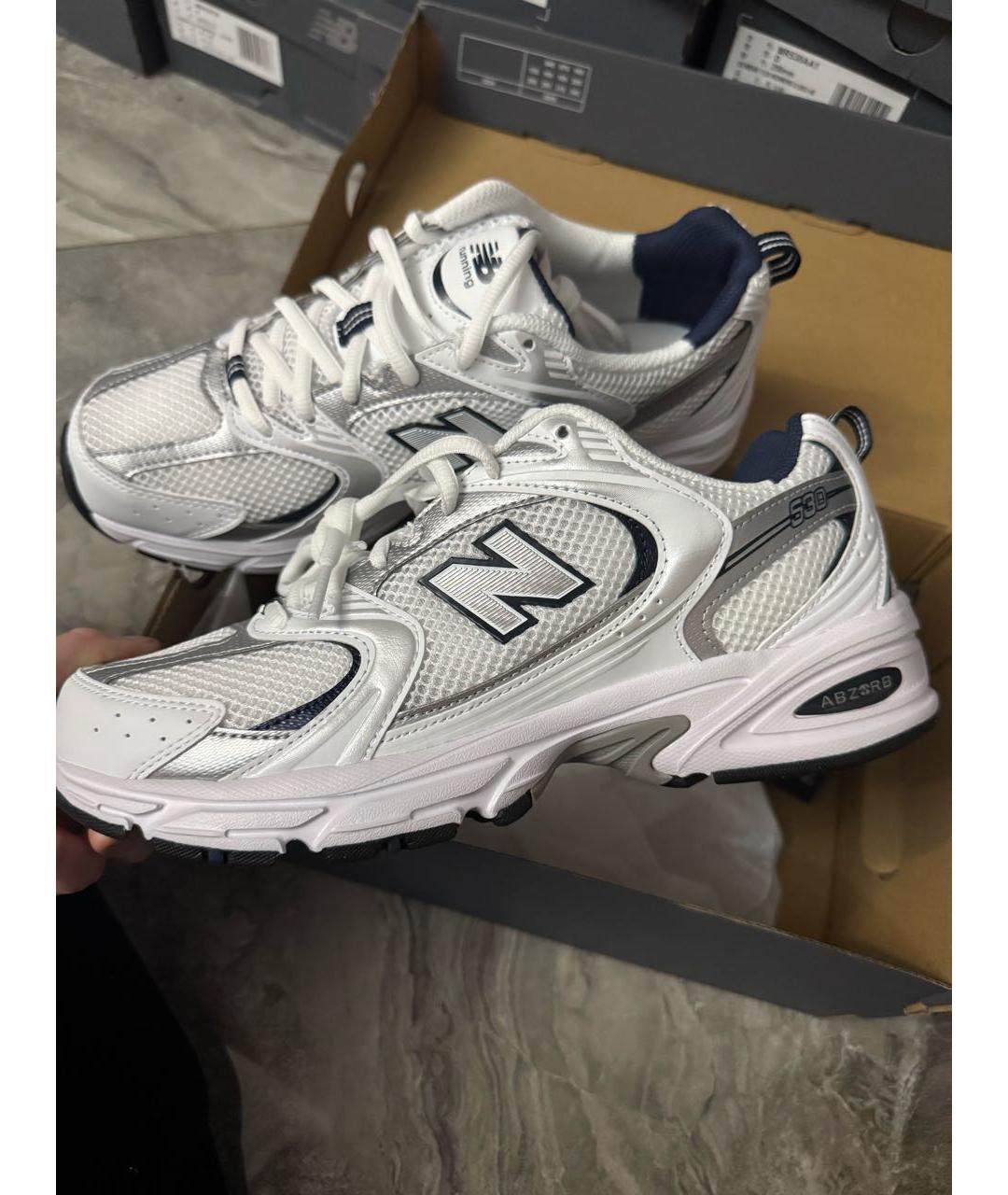 NEW BALANCE Белые кроссовки, фото 4