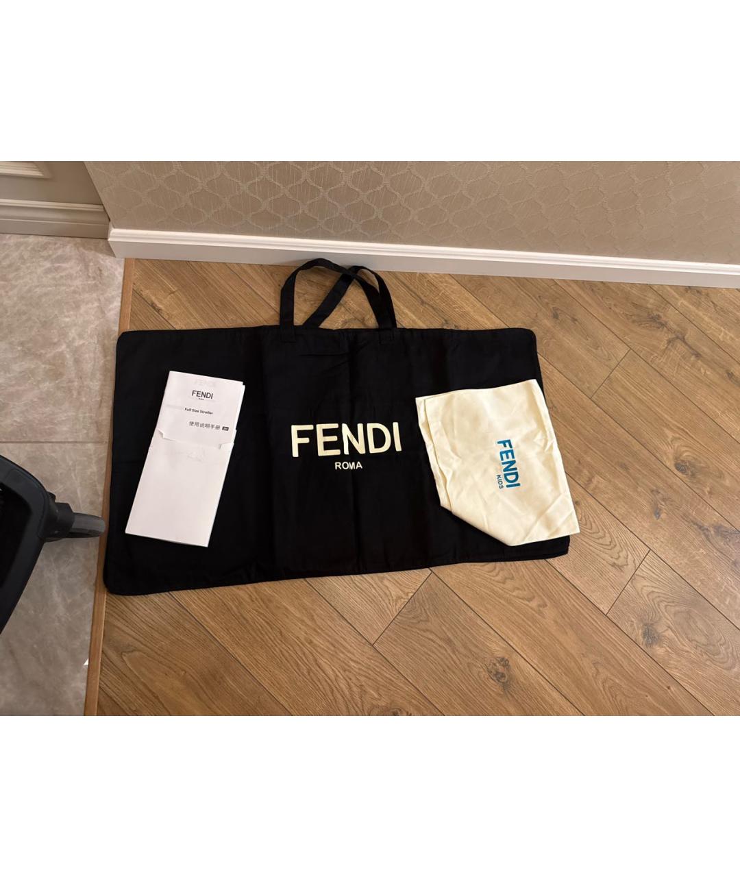 FENDI Коричневая коляска, фото 4
