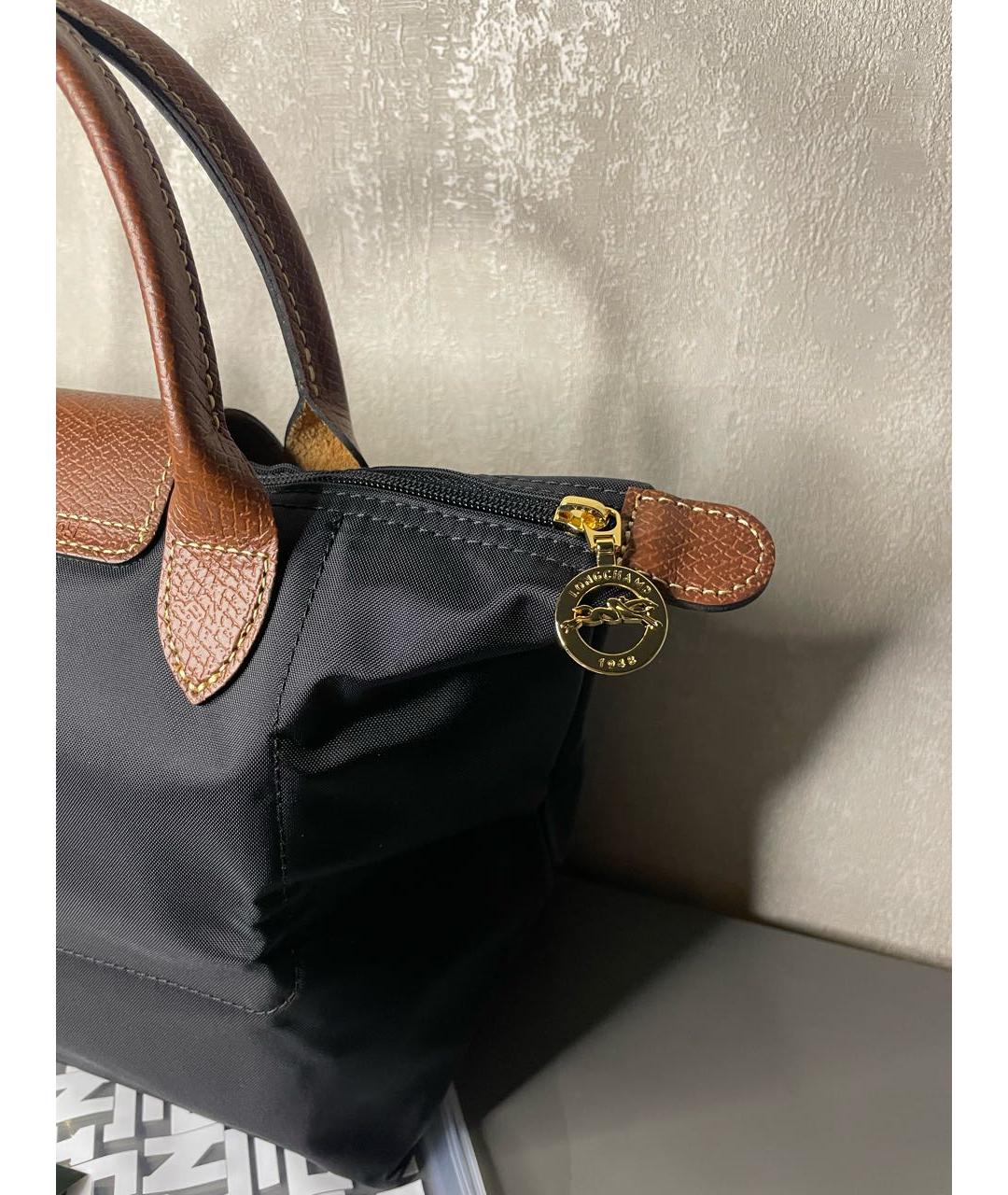 LONGCHAMP Черная сумка тоут, фото 5