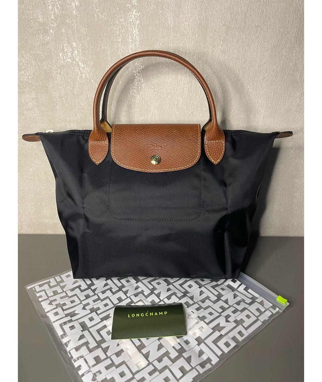 LONGCHAMP Черная сумка тоут, фото 6