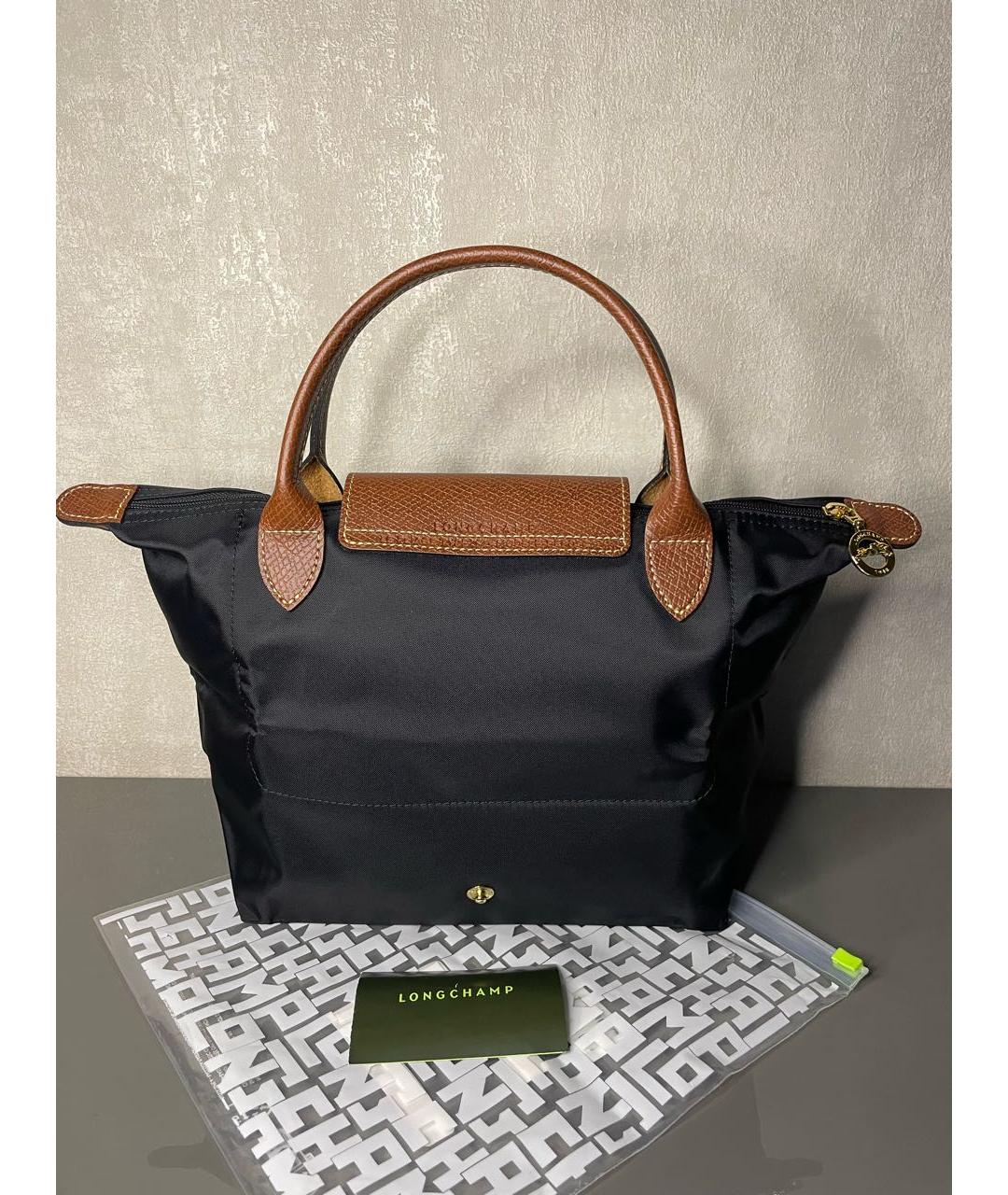 LONGCHAMP Черная сумка тоут, фото 2