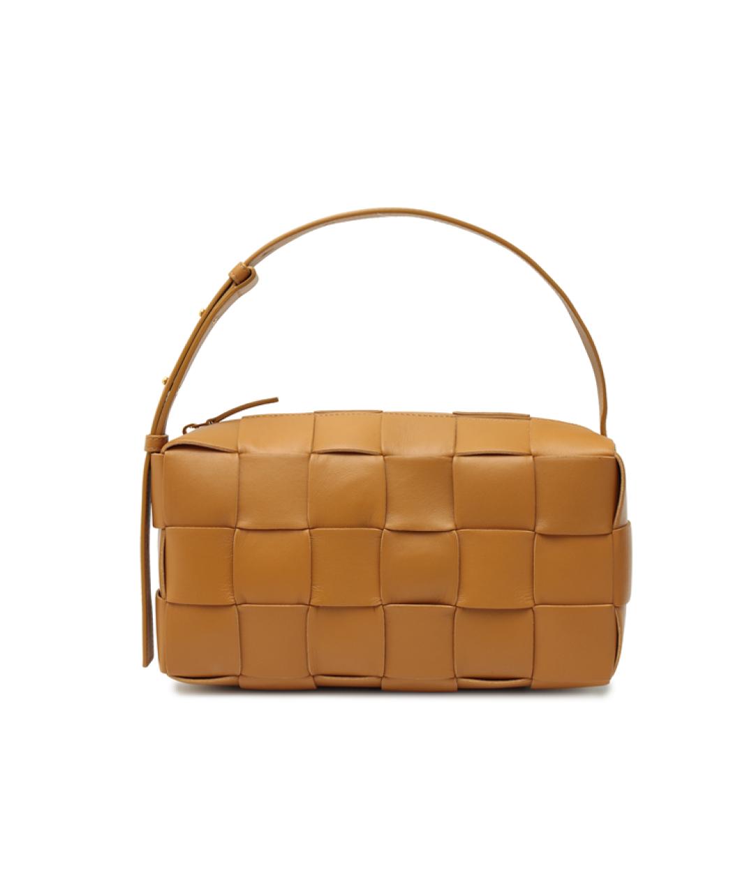 BOTTEGA VENETA Коричневая кожаная сумка через плечо, фото 2