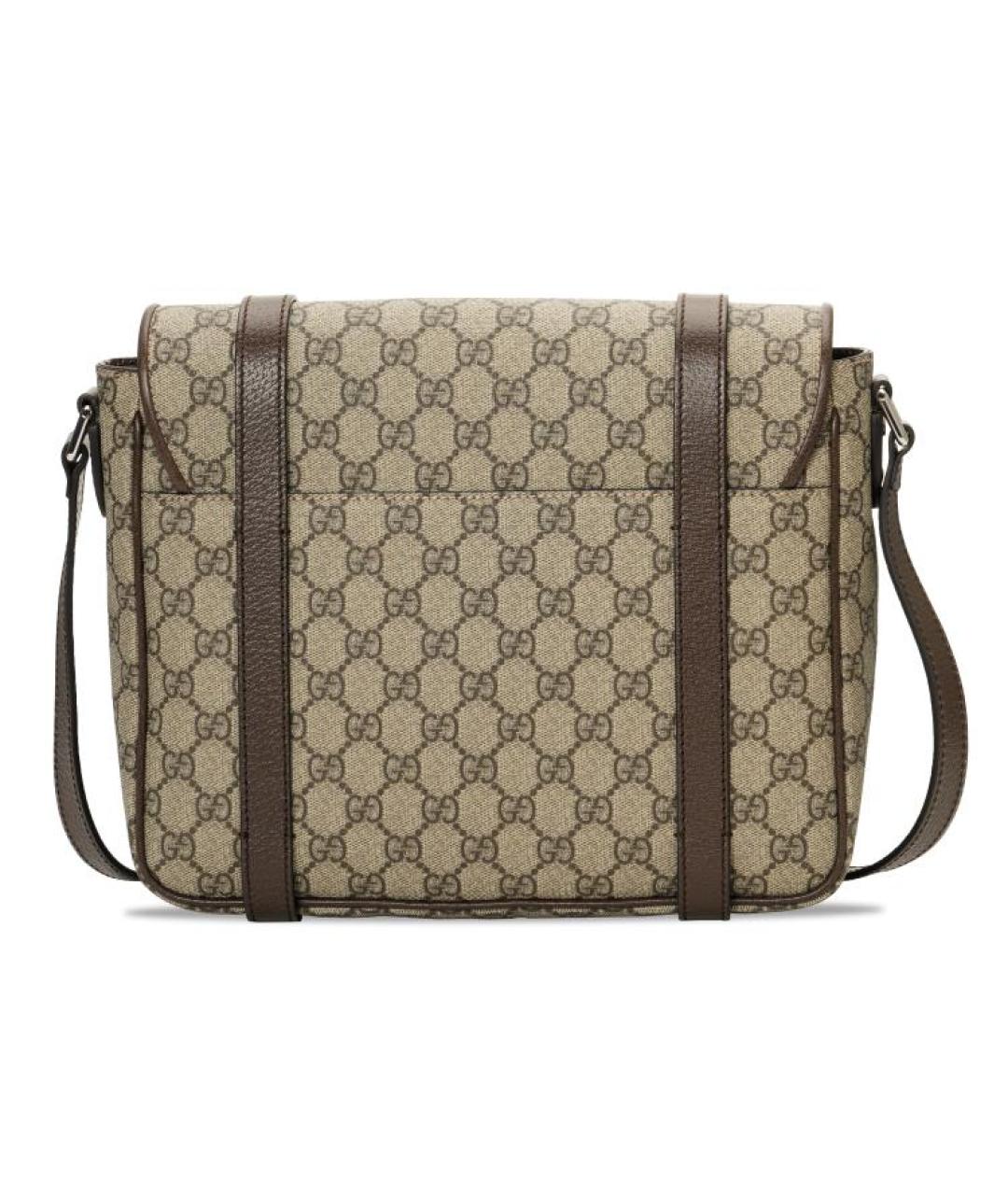 GUCCI Бежевая бархатная сумка через плечо, фото 3