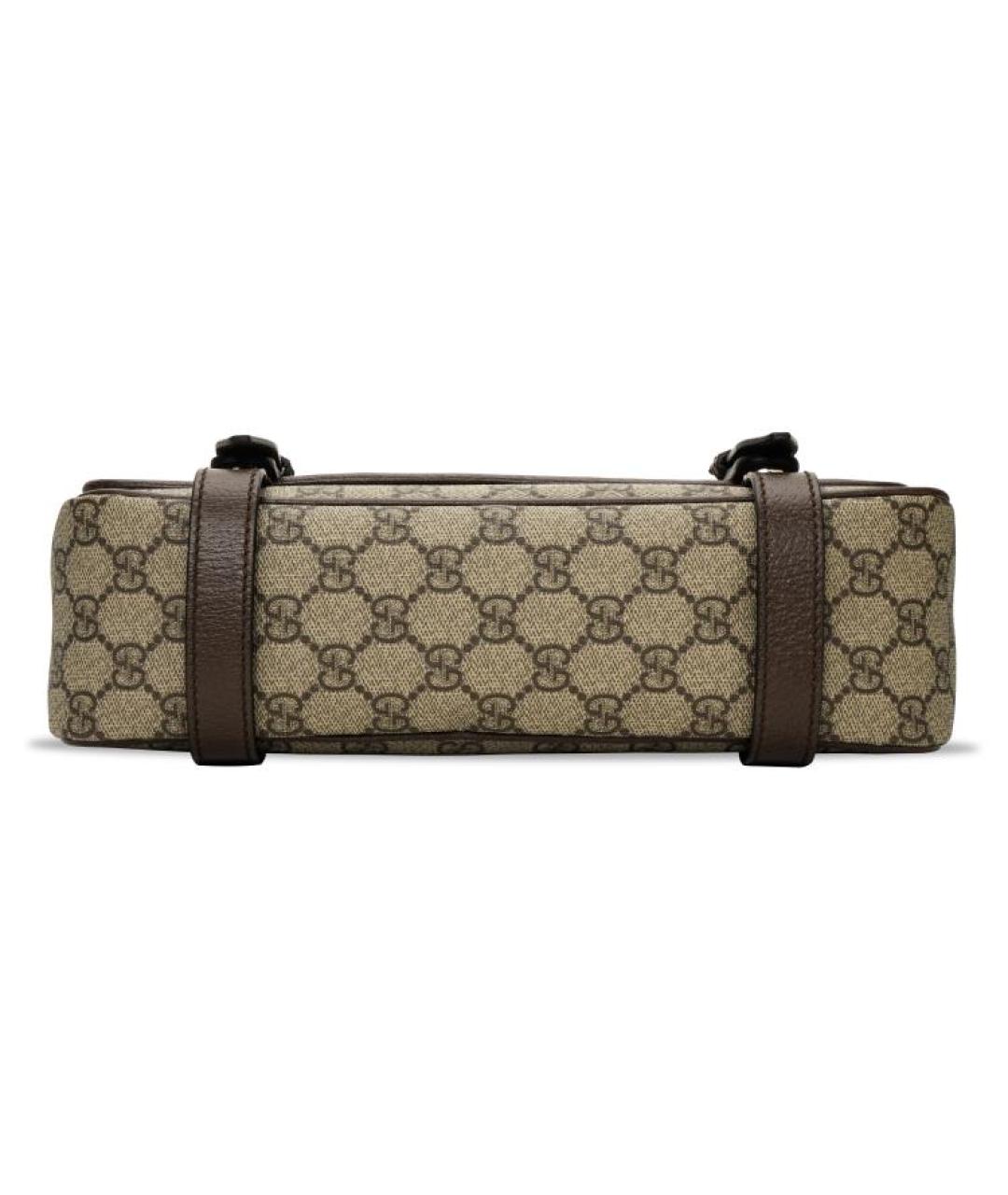 GUCCI Бежевая бархатная сумка через плечо, фото 4