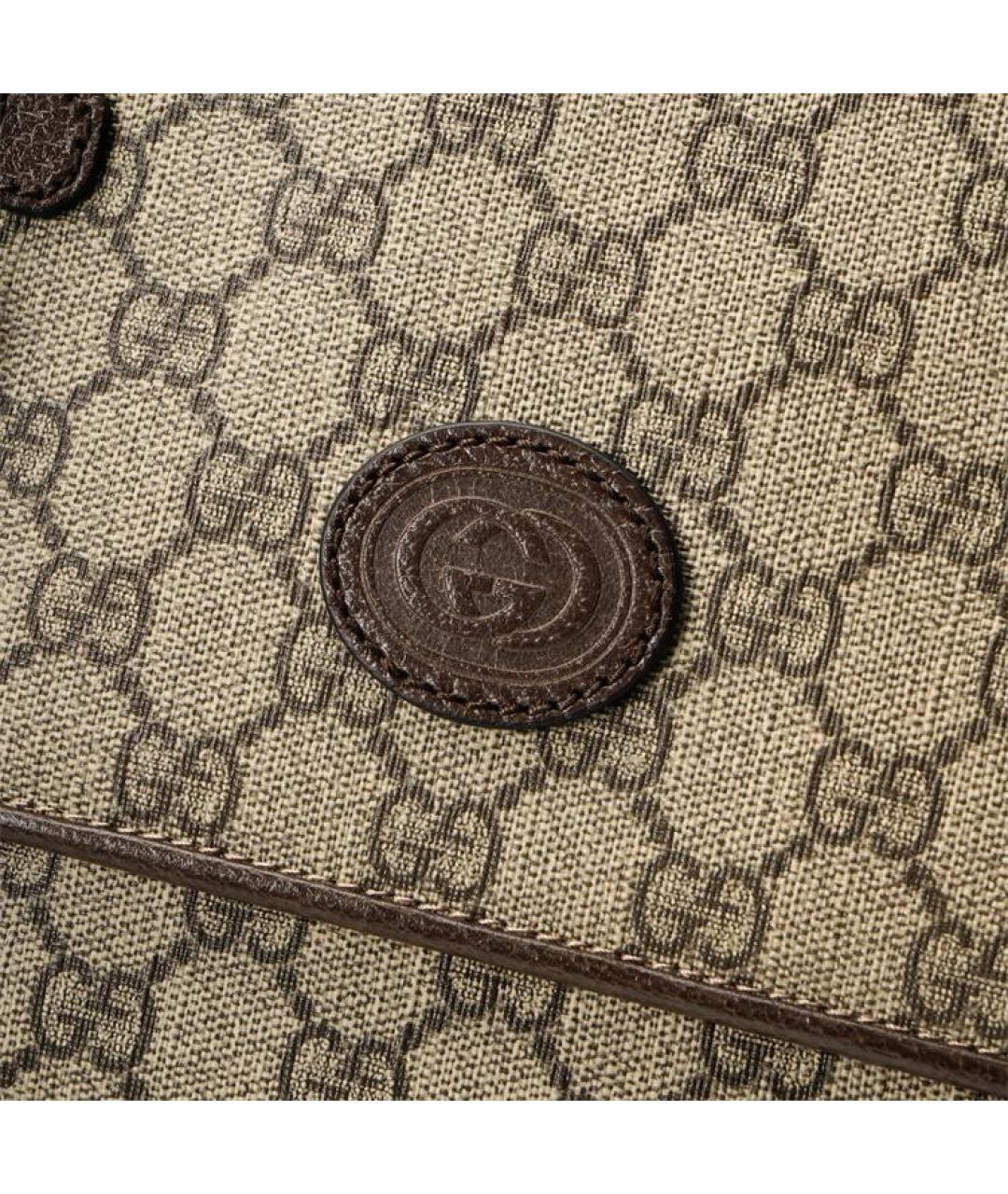 GUCCI Бежевая бархатная сумка через плечо, фото 5