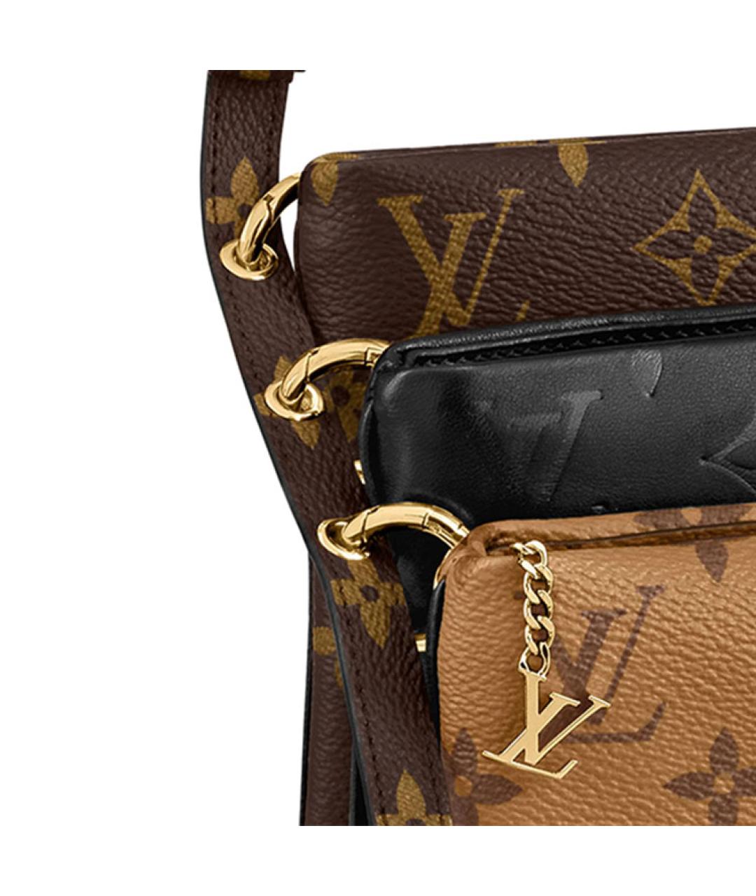 LOUIS VUITTON Коричневая сумка через плечо, фото 5