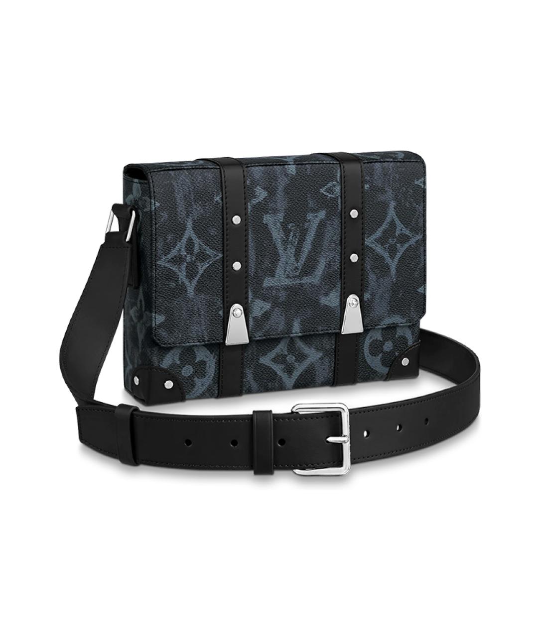 LOUIS VUITTON Темно-синяя сумка на плечо, фото 1